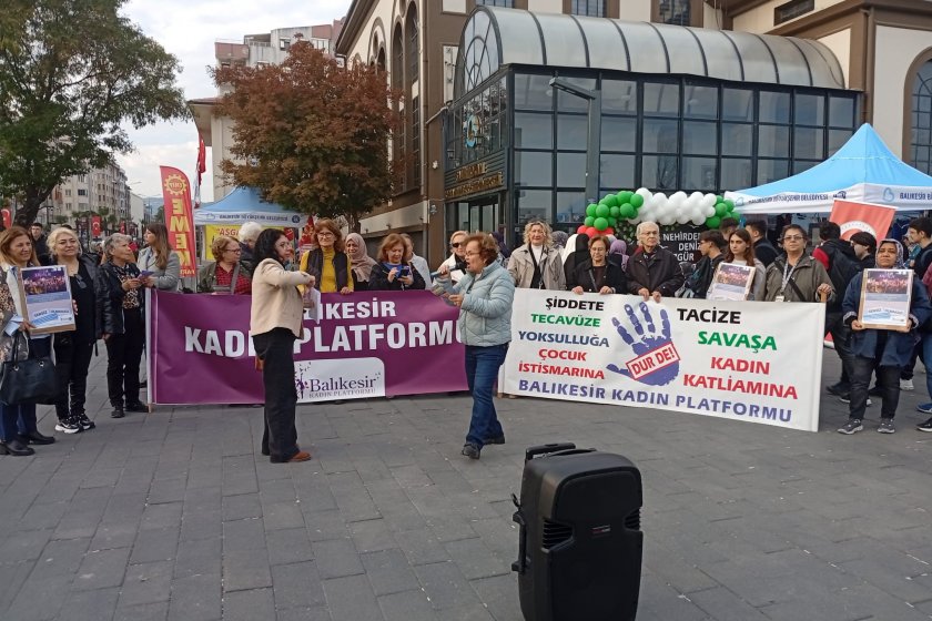 Balıkesir Kadın Platformu 25 Kasım için çağrı yaptı: “Susmuyoruz, korkmuyoruz, itaat etmiyoruz”