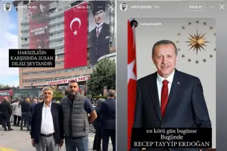 CHP'nin kapısına dayanan 'Kılıçdaroğlu destekçisi', saatler önce 'Erdoğan' paylaşımı yapmış