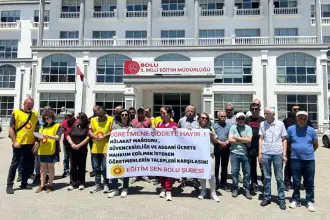 Bolu Eğitim Sen’den öğretmenlere müdahaleye tepki: “Öğretmenlerin karşısına barikat değil çözüm iradesi konulmalıdır!”