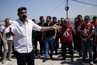 Doruk Madencilik'e bağlı Yunus Emre Termik Santrali işçileri: Maaşlarımızı alıp işimize geri dönmek istiyoruz