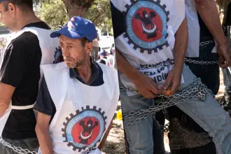 Doruk Madencilik işçilerine polis müdahalesi