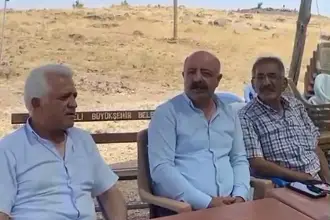 Varto'da JES'e karşı nöbetin 91'inci gününde Alevi Bektaşi Federasyonundan destek ziyareti