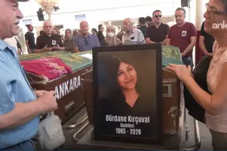Gazeteci Dürdane Kırçuval'a veda