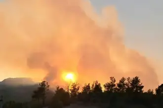 Antalya'da ormanlık alandaki yangına müdahale sürüyor: Söndürme çalışmasına katılan yurttaş yaşamını yitirdi