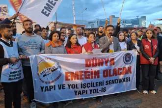 Diyarbakır şehir hastanesi şantiyesinde direniş: Sendikal haklarımızı tanıyın, taleplerimizi karşılayın