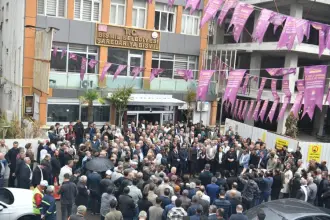 Bismil Belediyesi'ne dönük saldırı girişimi protesto edildi: Halkımız bu saldırganlara en büyük cevabı verecektir