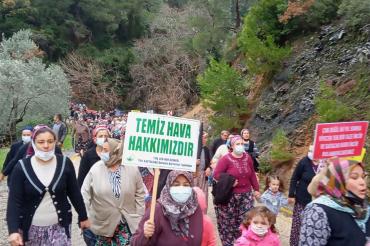 Germencik Dağyeni köylüleri: Maden tehdidi gidene kadar gerekirse her gün eylem yapalım