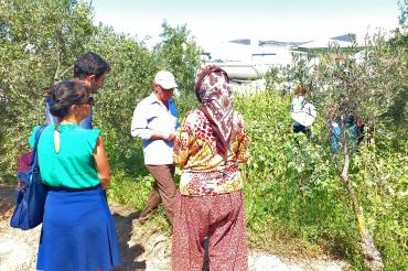 Madencilik faaliyetleri yüzünden toz altında kalan Yolboyu Mahallesi'nde bilirkişi keşfi yapıldı