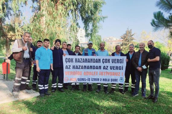 İZENERJİ işçileri: Bir tek aldığımız nefes vergisiz