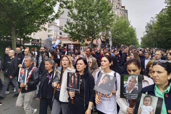 Çorlu Tren Katliamı Davası ailelerin yürüyüşü