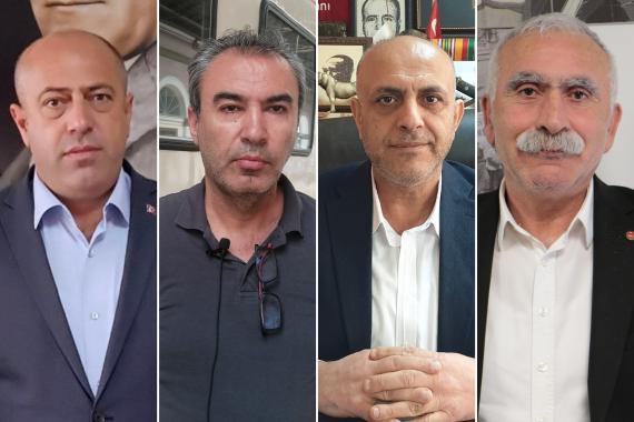 Hayrettin Çakmak (soldan 1.), Erdal Akyol (sağdan 2.), Serdar Akdoğan (sağdan 3.), Memiş Sarı (soldan 4.)