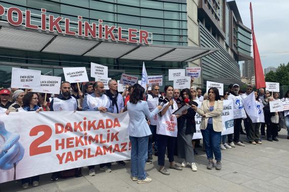 Sağlık örgütlerinin 2 dakikaya düşürülmek istenen muayene süresi ile ilgili açıklaması