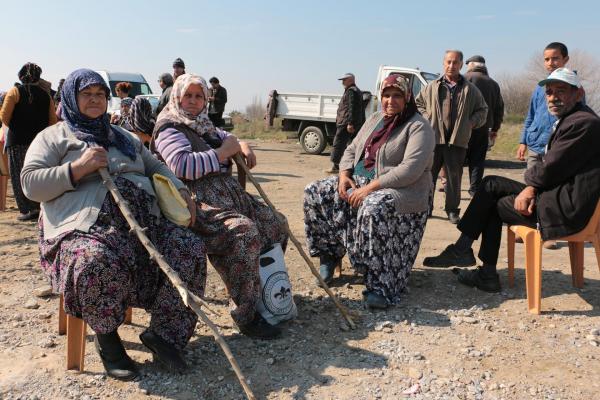 Aydın Efeler'de yapılmak istenen JES'e karşı köylüler mücadele ediyor.