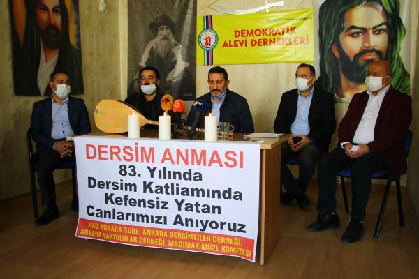 Ankara'da Seyit Rıza anma töreni