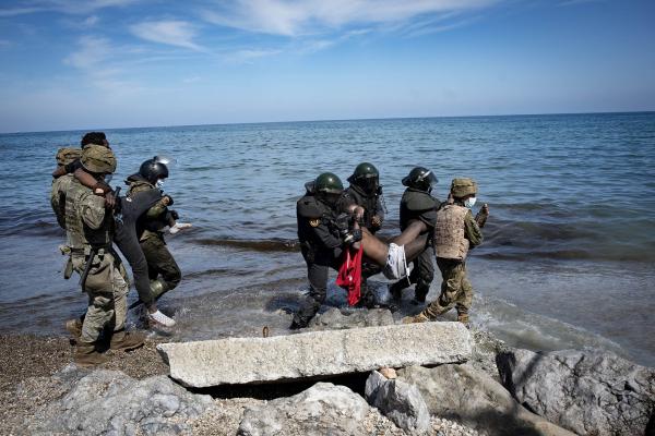 Refugiados que llegan a España