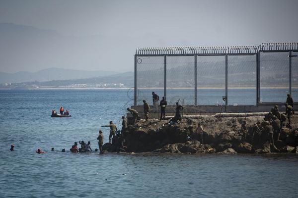 Refugiados que llegan a España