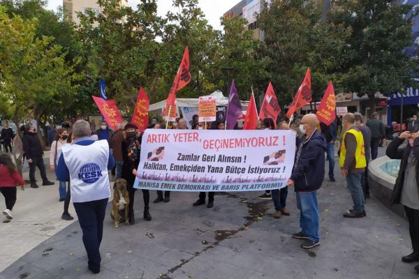 Manisa'da geçinemiyoruz eylemi