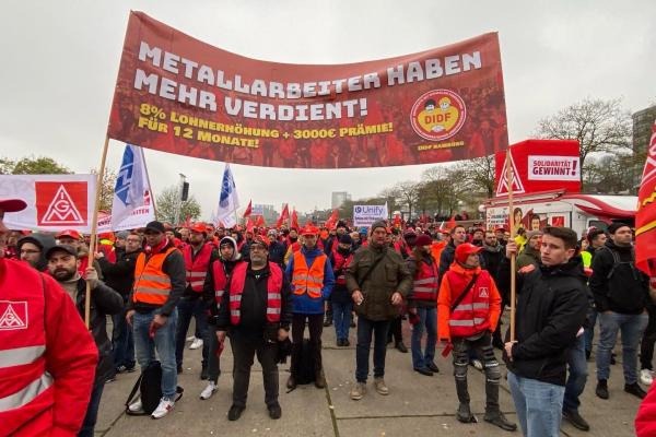 Almanya'da metal işçilerinin grevi