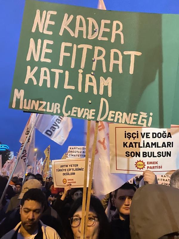 Kadıköy'de İliç protestosu