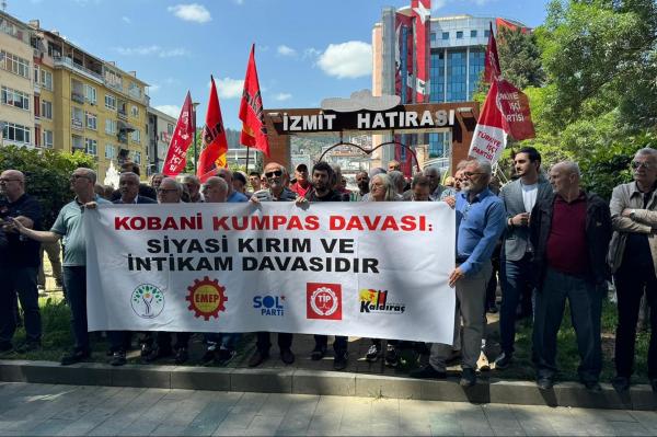 Kocaeli'nde siyasi partiler kobane davasına ilişkin açıklama yaptı