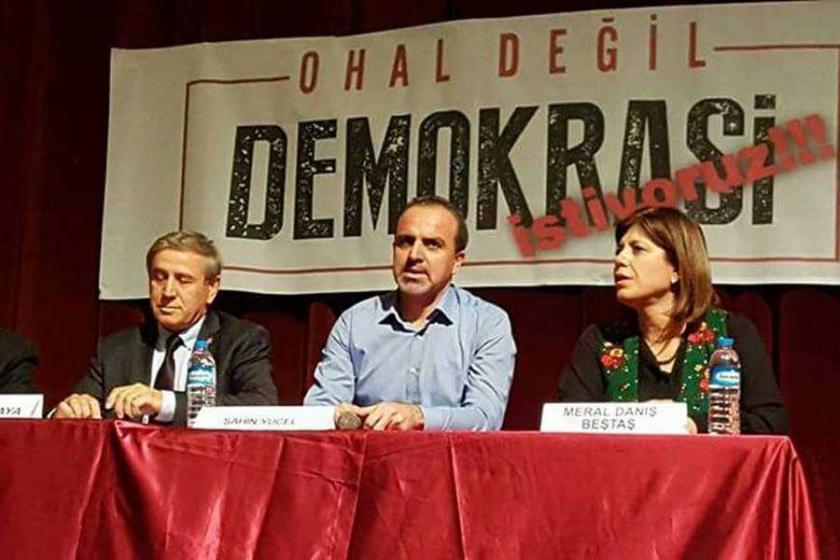 Tarsus'ta OHAL değil, demokrasi istiyoruz' paneli