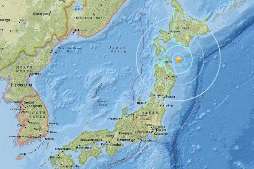 Japonya'da 6.2 büyüklüğünde deprem