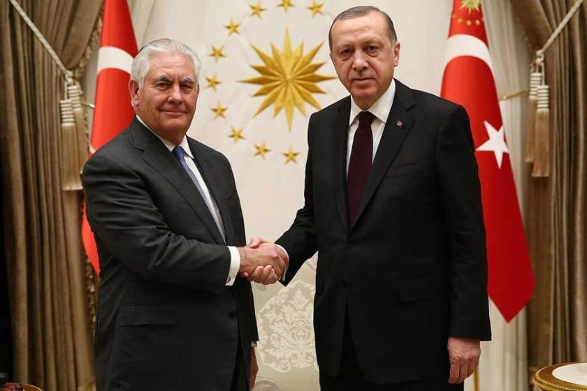 Erdoğan-Tillerson görüşmesi sona erdi