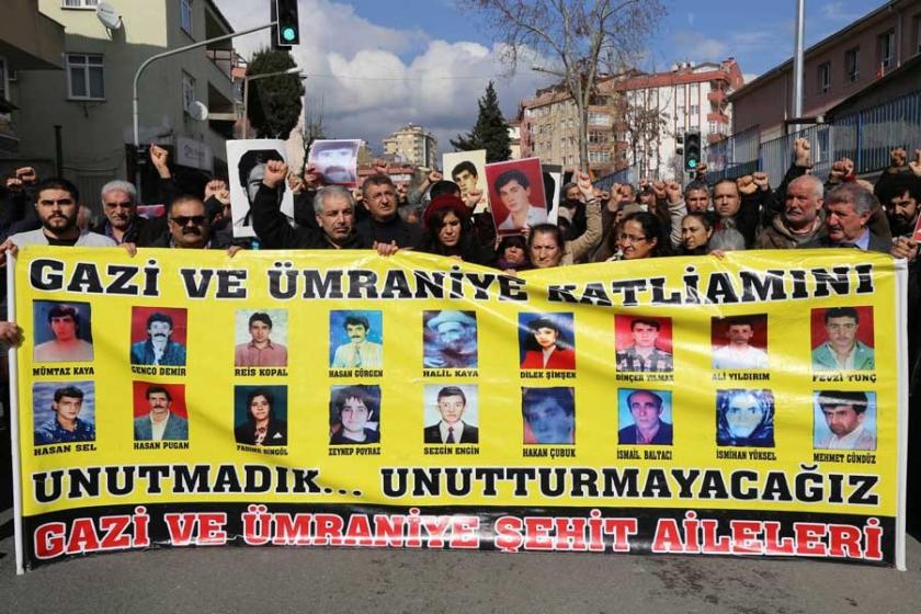 Gazi ve Ümraniye Katliamı'nda yaşamını yitirenler anıldı