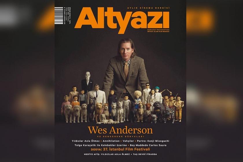 Altyazı’nın kapağı Wes Anderson