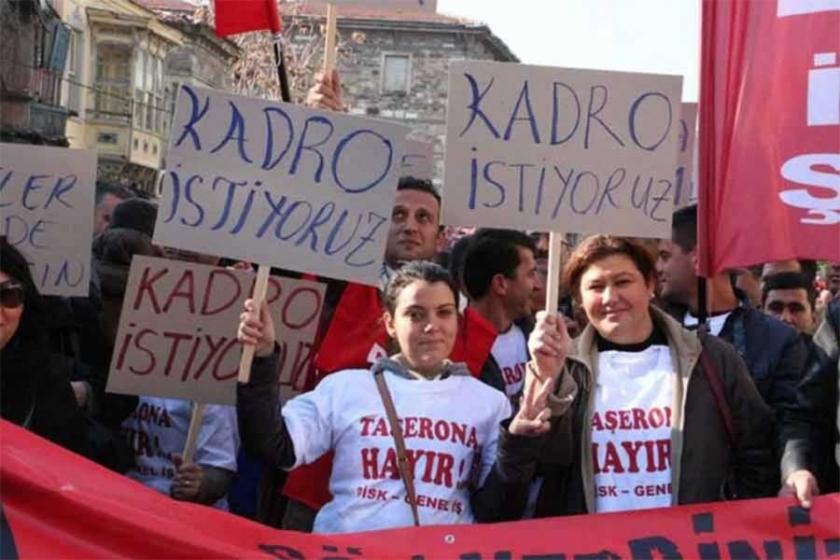 Taşeron işçiler tepkili: Devlet tüm haklarımıza el koyacak!