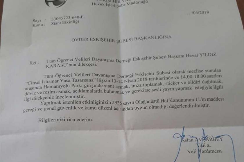 İstismara karşı çıkmak genel güvenliği bozuyormuş