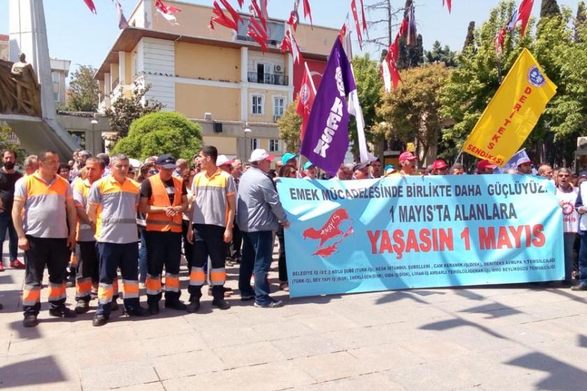 Bakırköy’de konfederasyonlardan ortak 1 Mayıs kutlaması