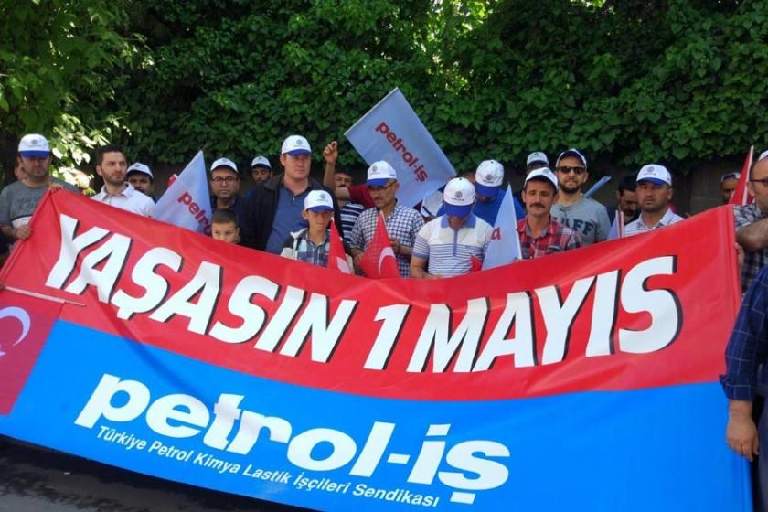 Ankara'da Petrol-İş'ten Türk-İş'e 1 Mayıs tepkisi