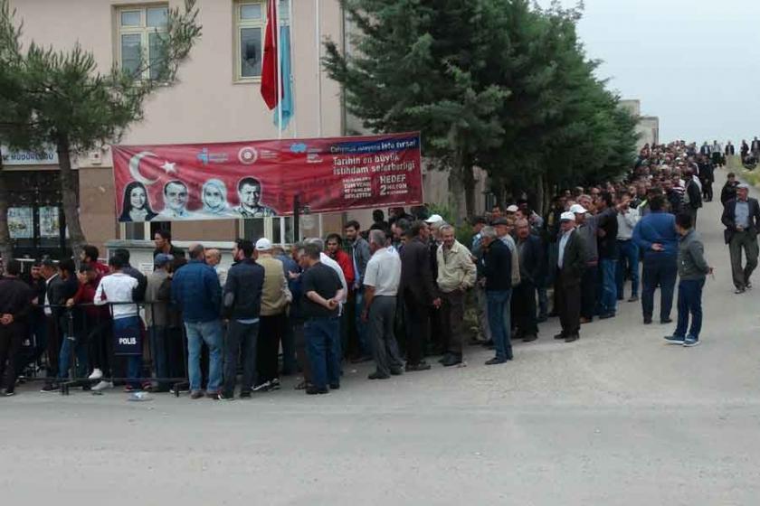 Kilis'te işsizliğin fotoğrafı: Geçici iş için başvuru kuyruğu