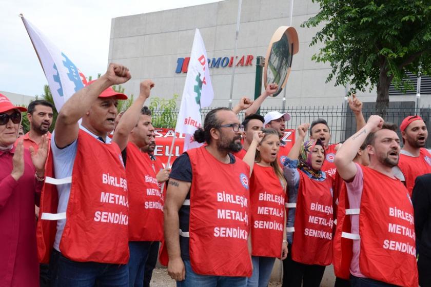 Termokar işçileri: Sendika hakkımız tanınana kadar direnişteyiz