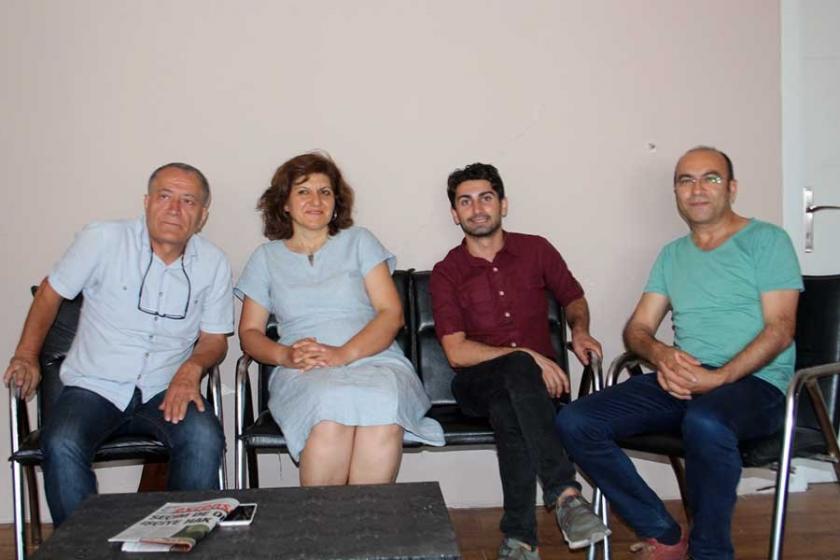 HDP İzmir milletvekili adaylarından Evrensel'in İzmir bürosuna ziyaret