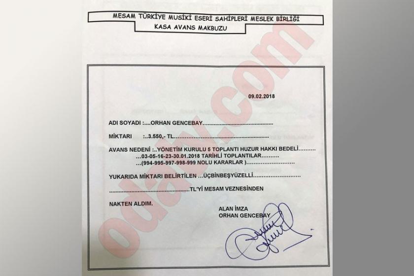 Orhan Gencebay'ın 'almadım' dediği paranın makbuzu ortaya çıktı