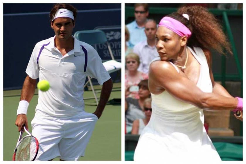 Roger Federer ve Serena Williams üst tura yükseldi