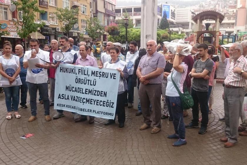 KESK: Mücadelemizden vazgeçmeyeceğiz