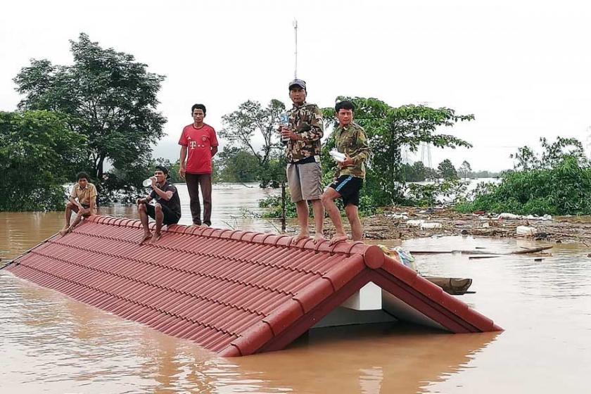 Laos'ta baraj çöktü, 6 köy sular altında, 20 ölü, en az 100 kayıp