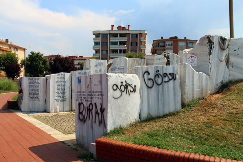 Yalova’da deprem anıtının tahrip edilmesine tepki