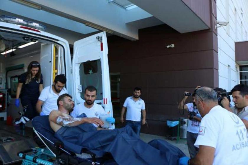 Mermer ocağında tiner kazanı patladı: Kardeş 2 işçi yaralı