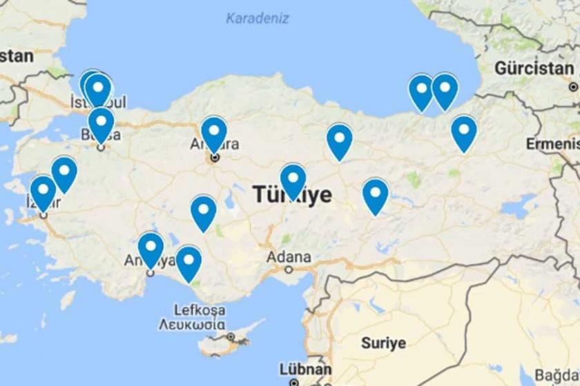 Türkiye'nin Süper Lig haritası