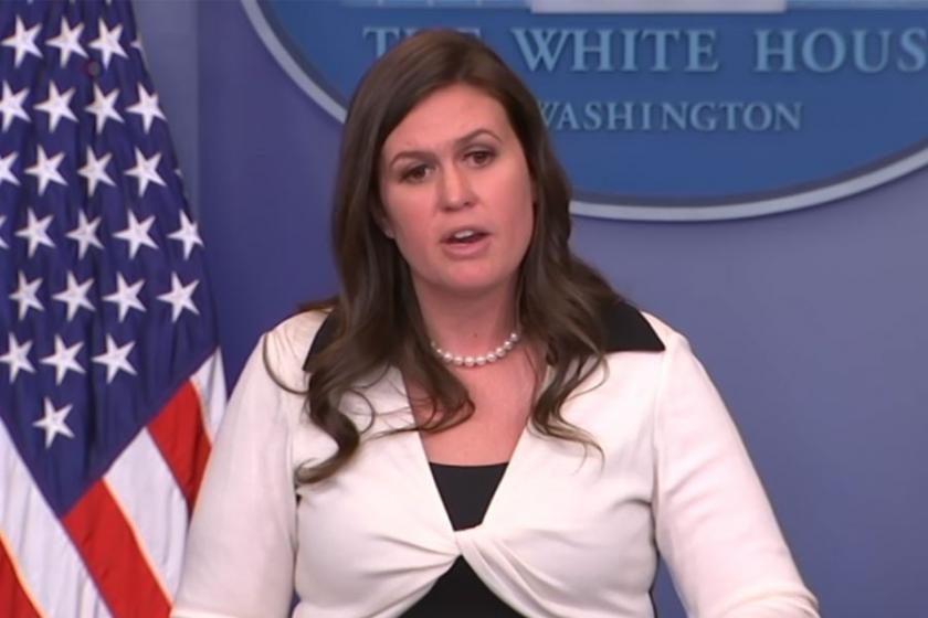 Beyaz Saray Sözcüsü Sarah Sanders görevi bırakıyor