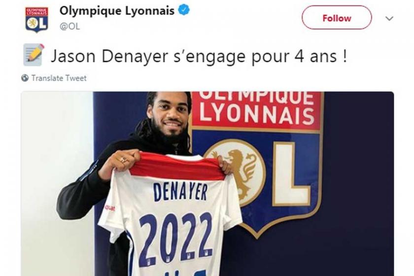 Galatasaray'ın istediği Jason Denayer, Lyon'a transfer oldu