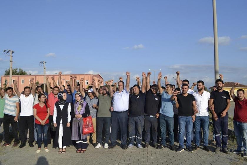 Samsun'da işçilerden 'mobbing' protestosu