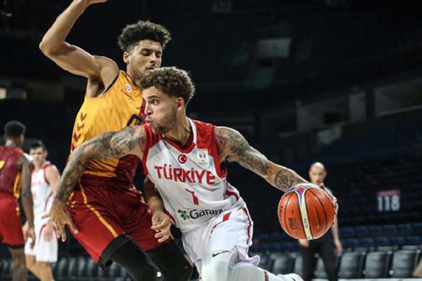 A Milli Takım, hazırlık maçında Galatasaray'ı 92-76 yendi