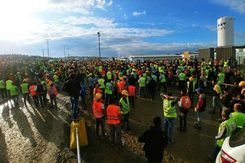 British trade unionists urge Turkish government to release construction workers