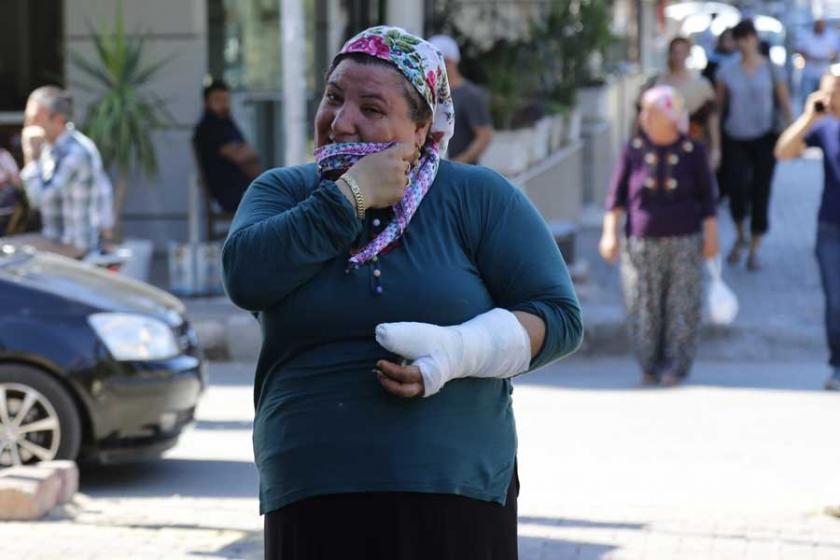 Kornayı duymayan işitme engelli kadını dövüp kolunu kırdılar