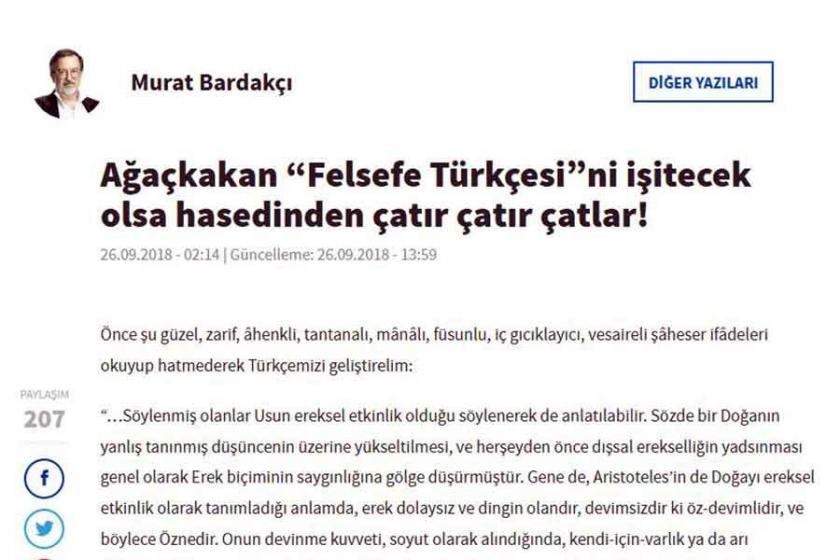 Murat Bardakçı'ya not: Ağaçkakan neden ağaçkakandır?